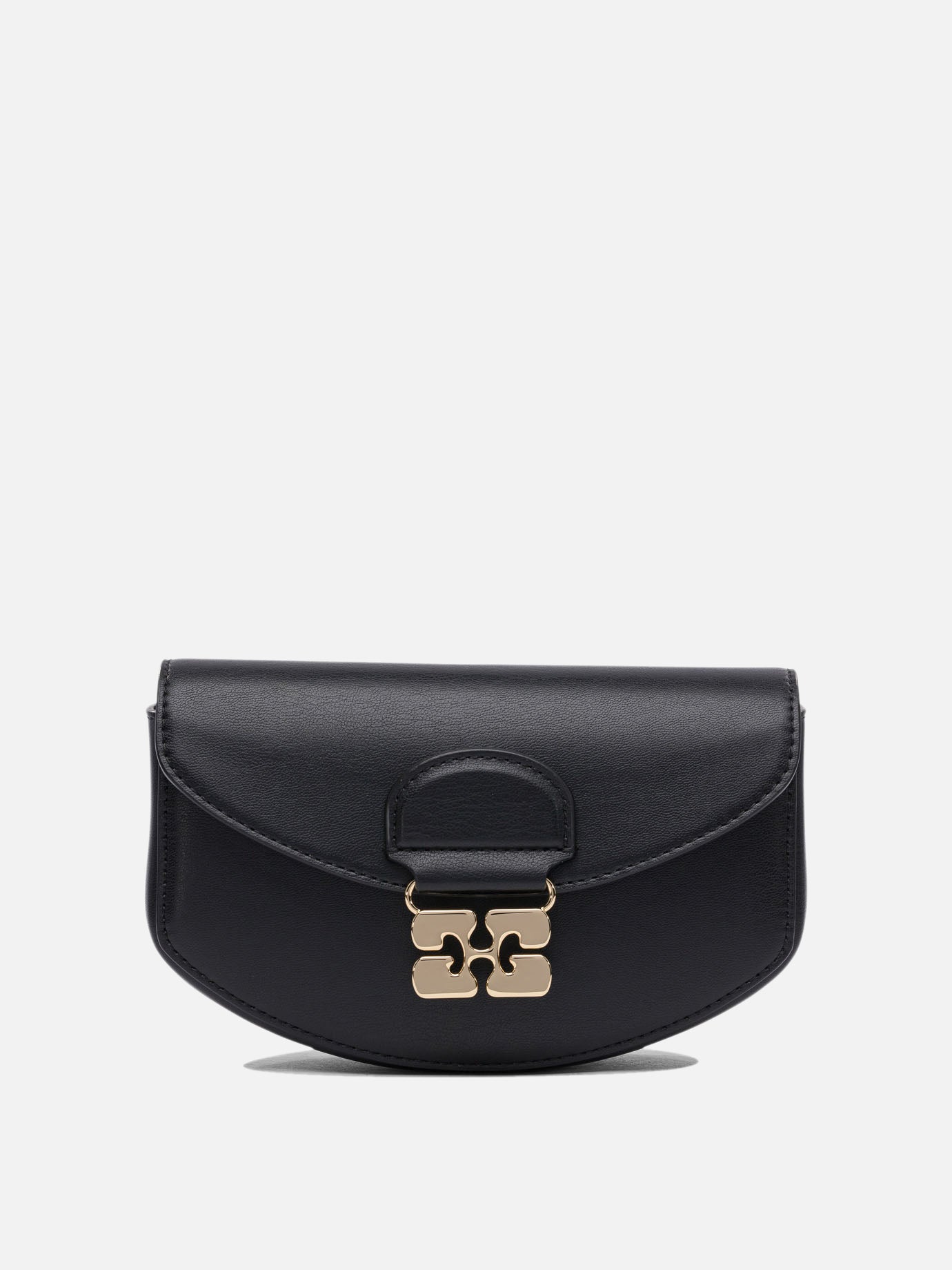 Small bags 65% Recycled Leather 19% PU 16% Polyester  Black - Ganni Women | PDP | VIETTI Online Store | thumbnail