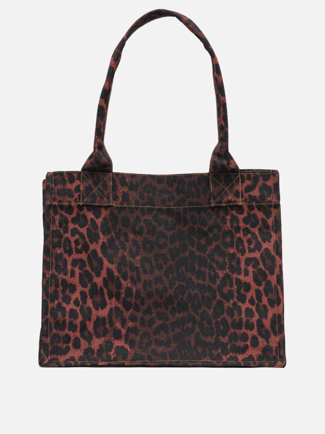 Ganni Leopard print tote bag 14640137_UNI Black thumbnail_3