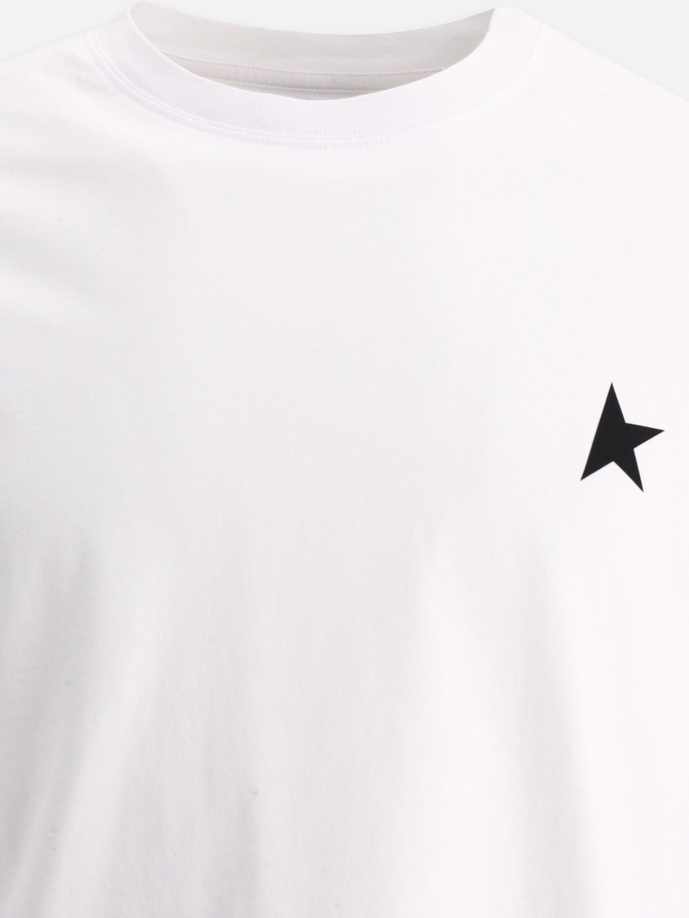 Crewneck t-shirts Print  White - Golden Goose Men | PDP | VIETTI Online Store | thumbnail_3