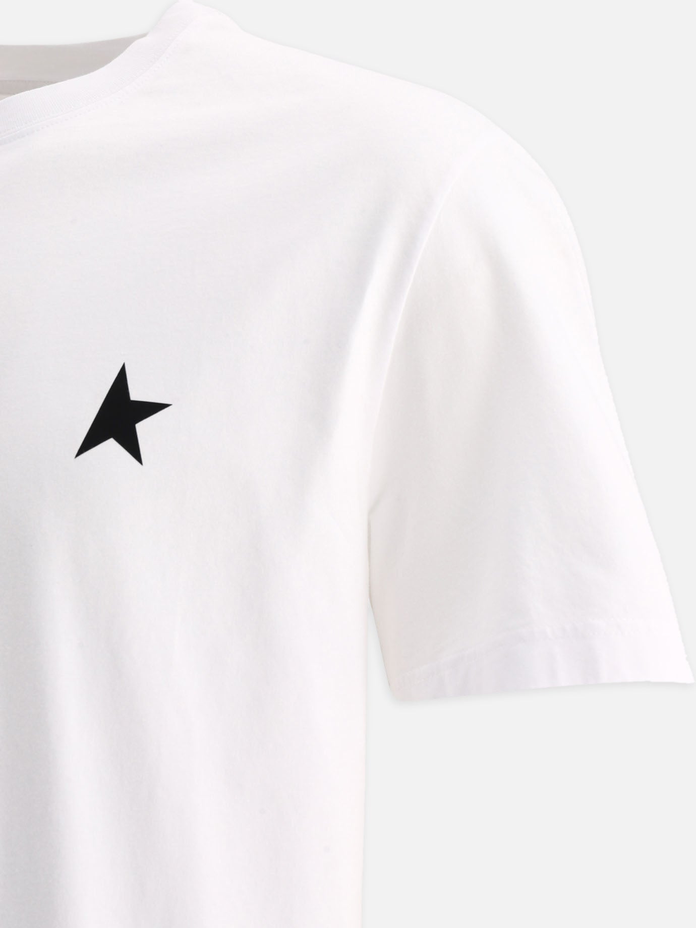 Crewneck t-shirts Print  White - Golden Goose Men | PDP | VIETTI Online Store | thumbnail_4