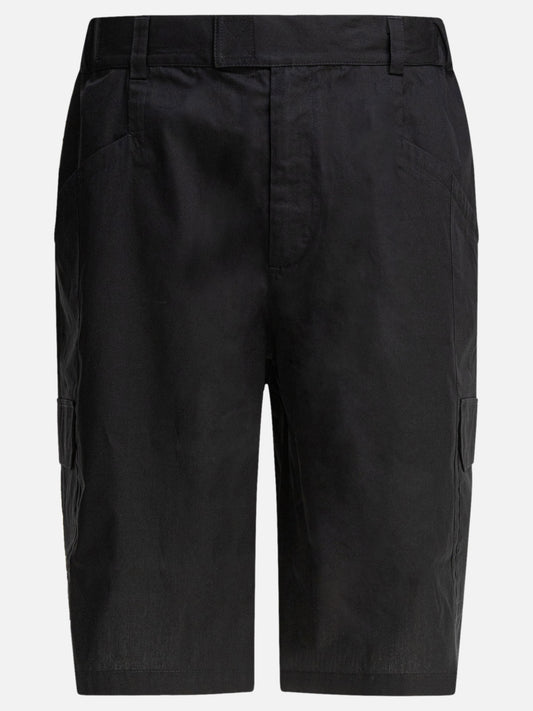 Gr10K Poplin cargo shorts 11519166_48 Black 1