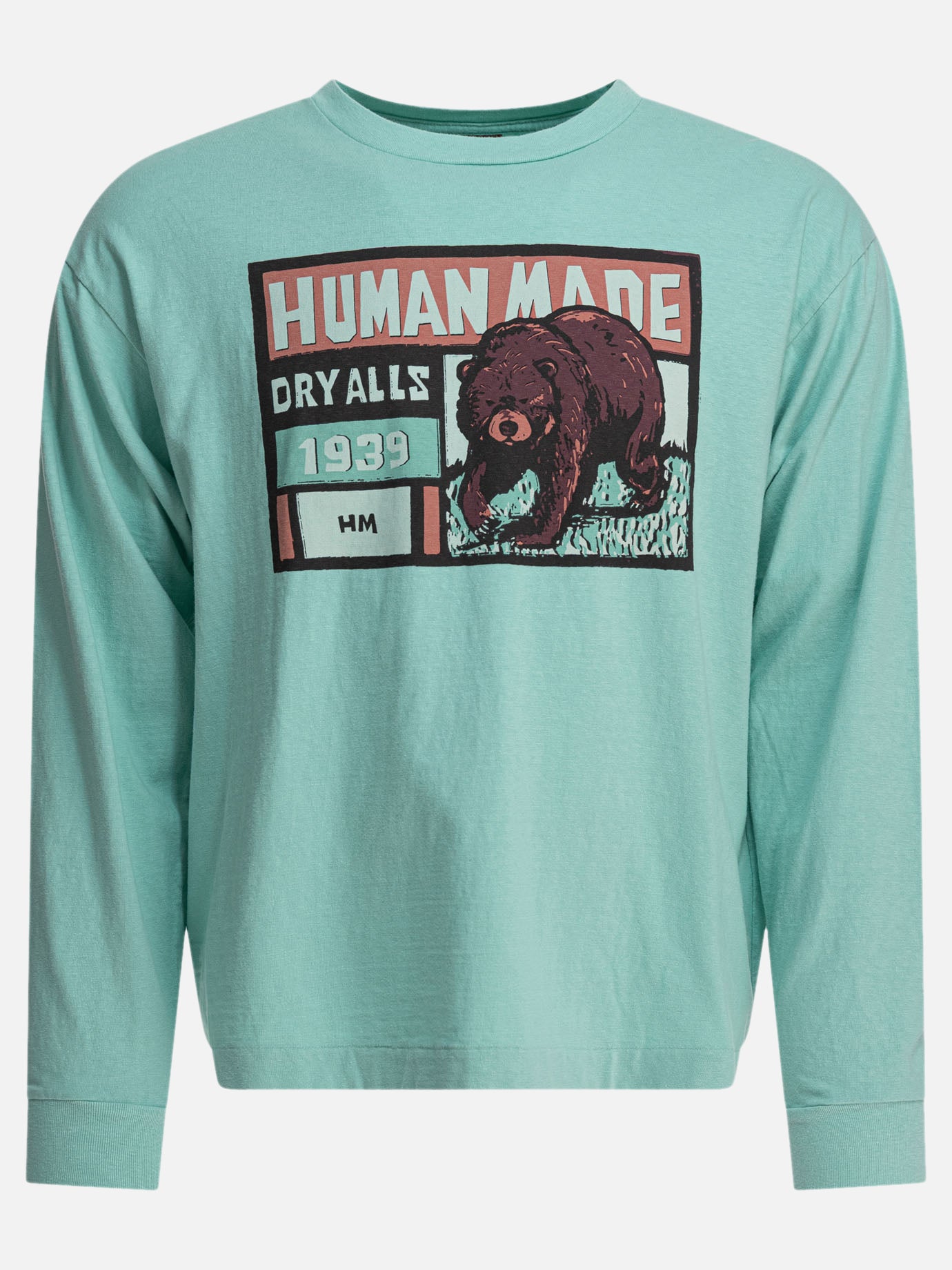 Human Made T-shirt with print 17411614_XL Green thumbnail_1