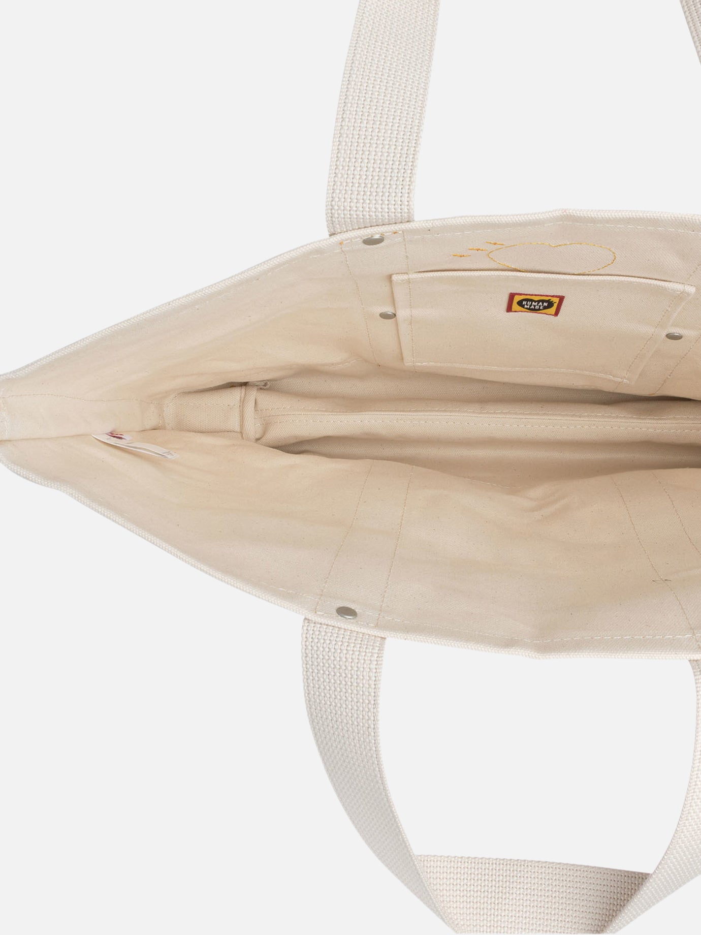 Human Made Logo tote bag 16620640_UNI White thumbnail_4