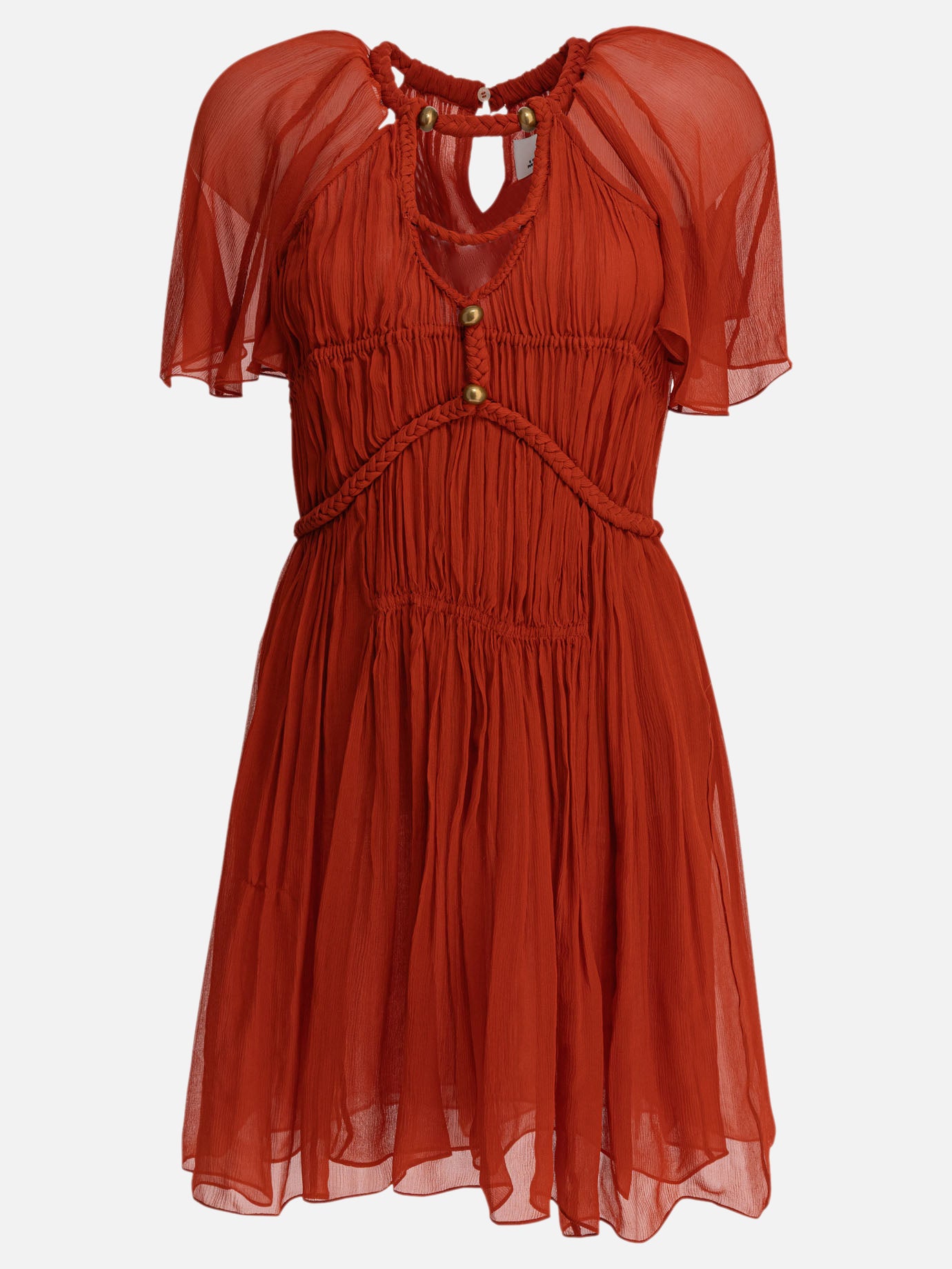 Isabel Marant &quot;Randalia&quot; dress 18038466_36 Orange thumbnail_1