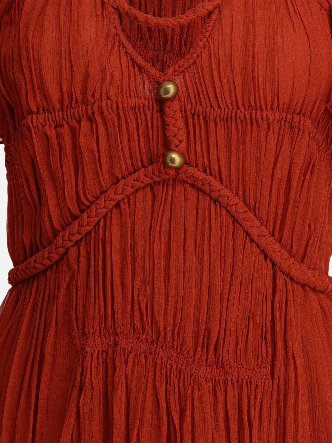 Isabel Marant &quot;Randalia&quot; dress 18038466_36 Orange thumbnail_3