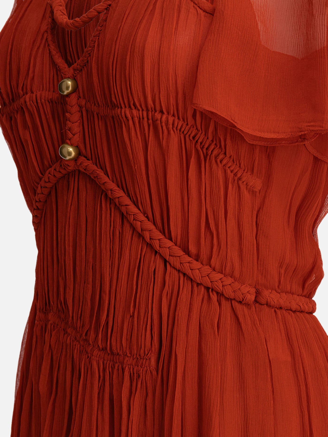 Isabel Marant &quot;Randalia&quot; dress 18038466_36 Orange thumbnail_4