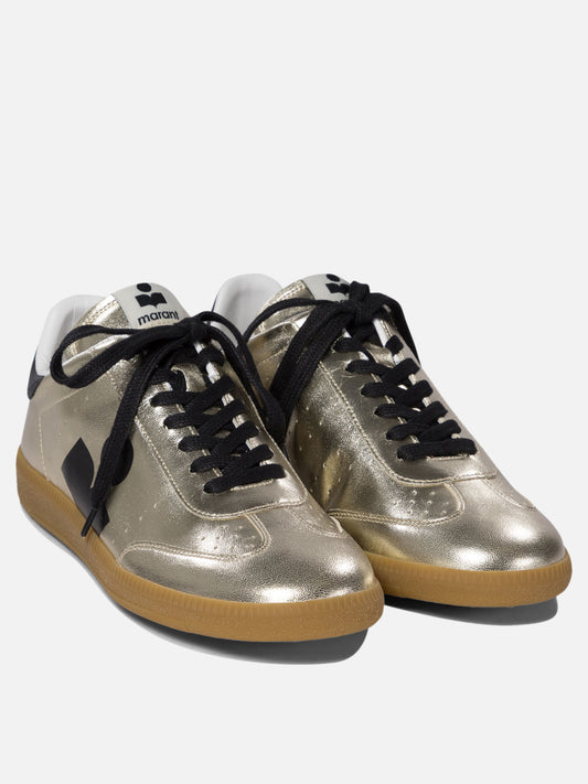 Low top sneakers 100% leather - 100% rubber  Gold - Isabel Marant Women | PDP | VIETTI Online Store | 2
