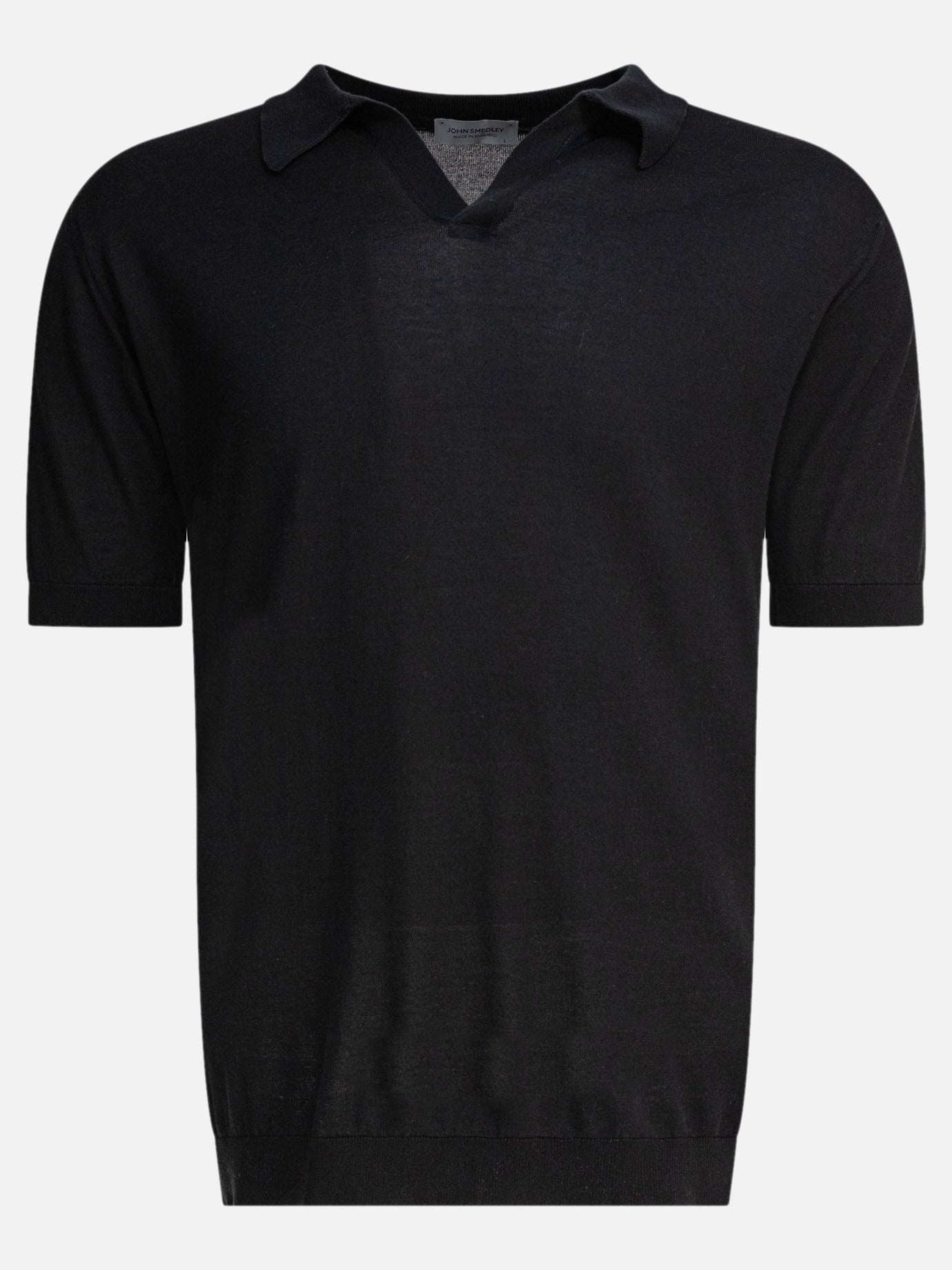 John Smedley "Noah" polo shirt Black