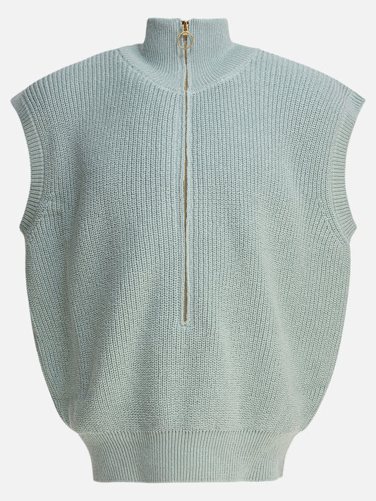 KAPITAL Half-zip vest 19325205_3 Green 1