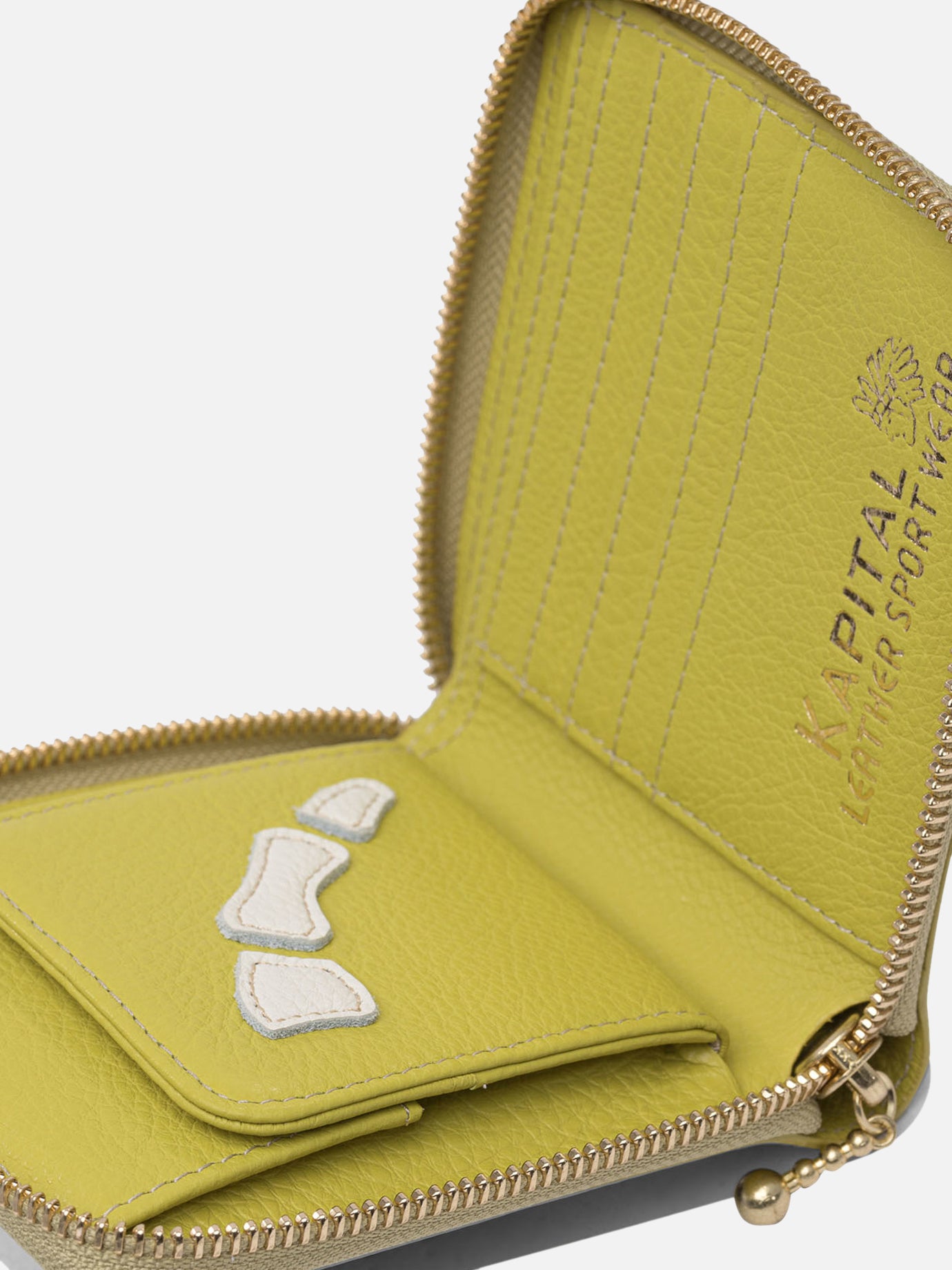 KAPITAL &quot;Thumb-Up Bone&quot; wallet 11091320_UNI Yellow thumbnail_4