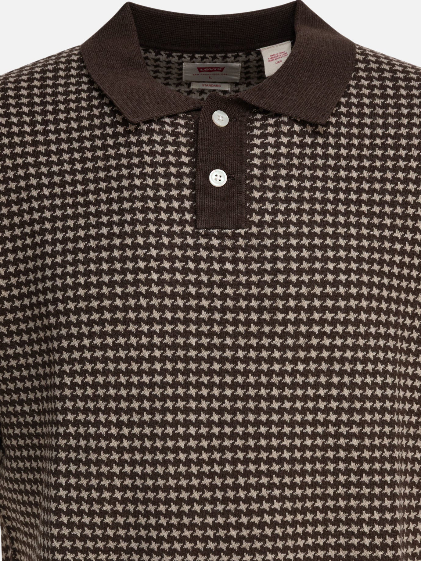 Levi&#39;s Knitted polo shirt 17224832_M Brown thumbnail_3