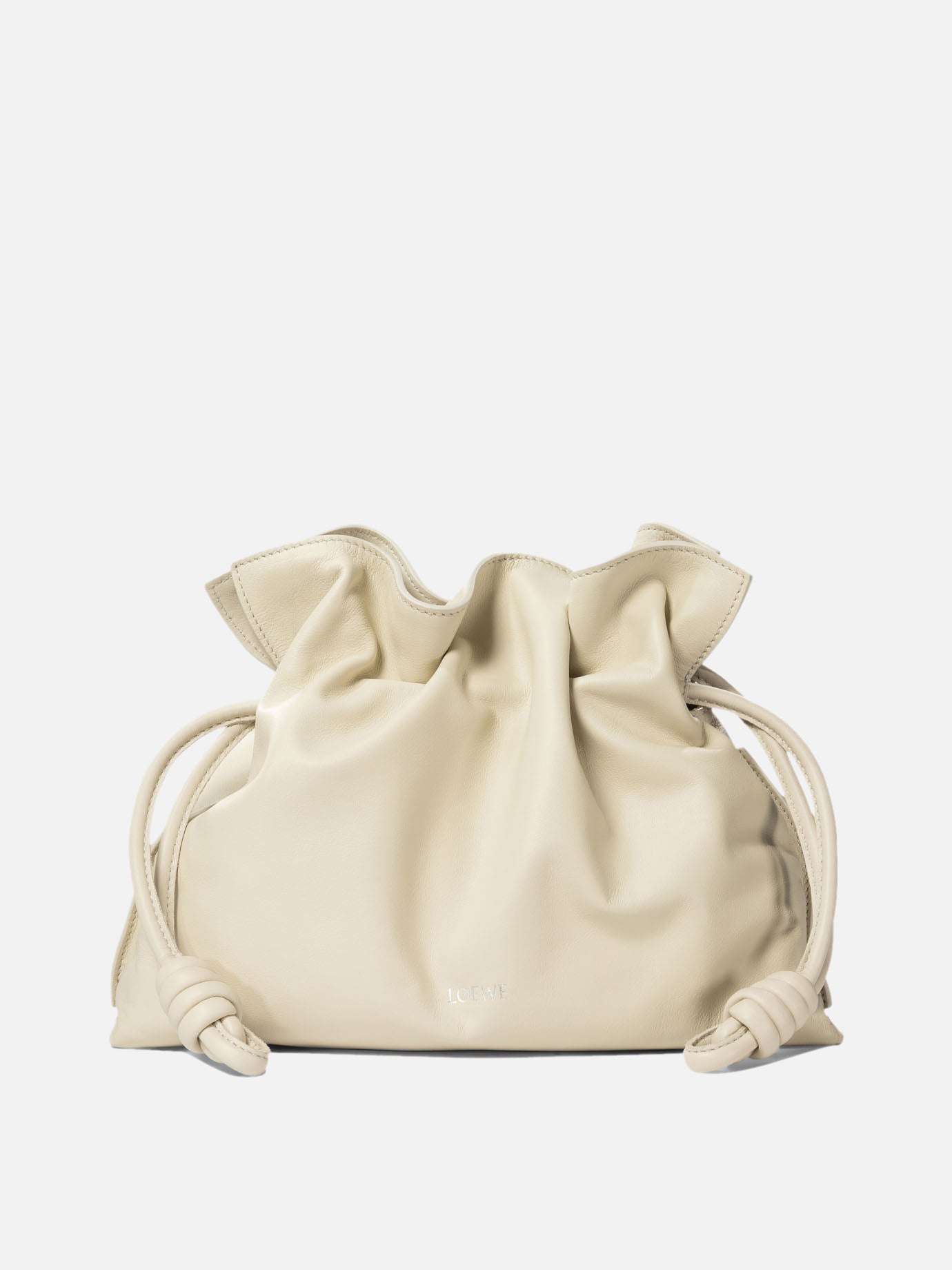 Loewe "Flamenco" clutch White