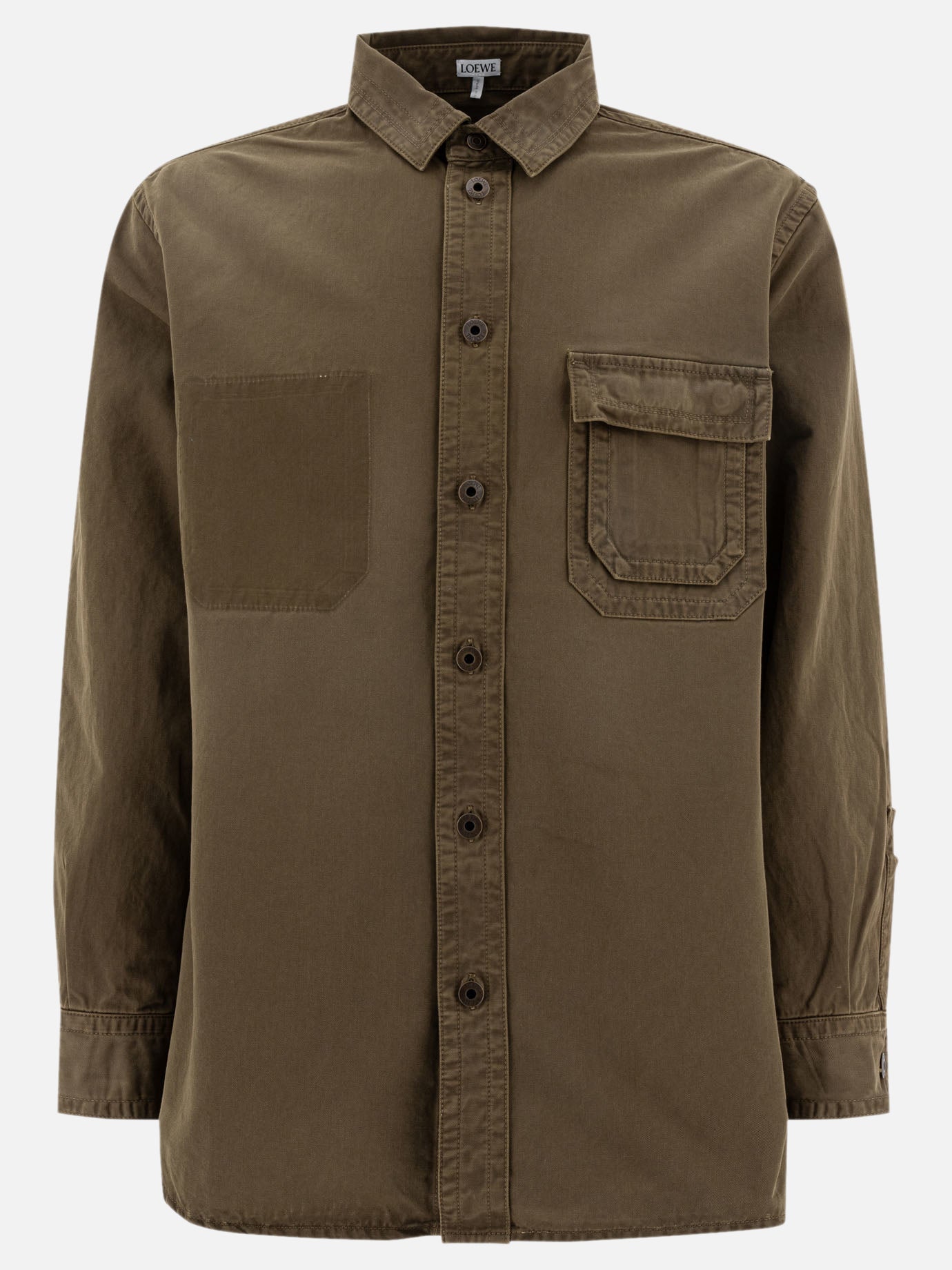 Loewe Cotton overshirt jacket 13887956_39 Green thumbnail_1