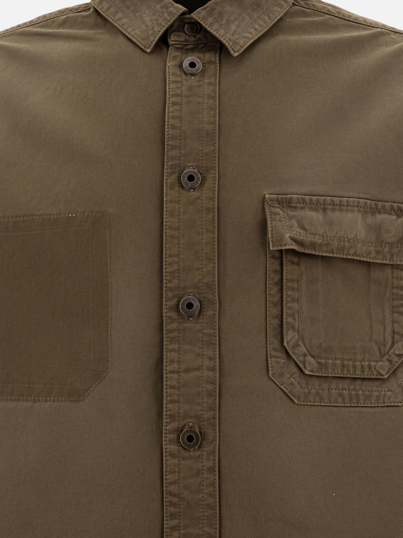 Loewe Cotton overshirt jacket 13887956_39 Green thumbnail_3