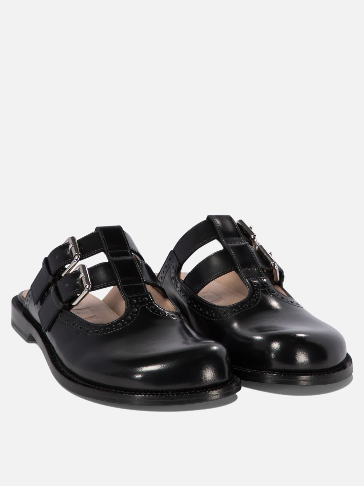 Loewe "Mary Jane Campo" sabot Black