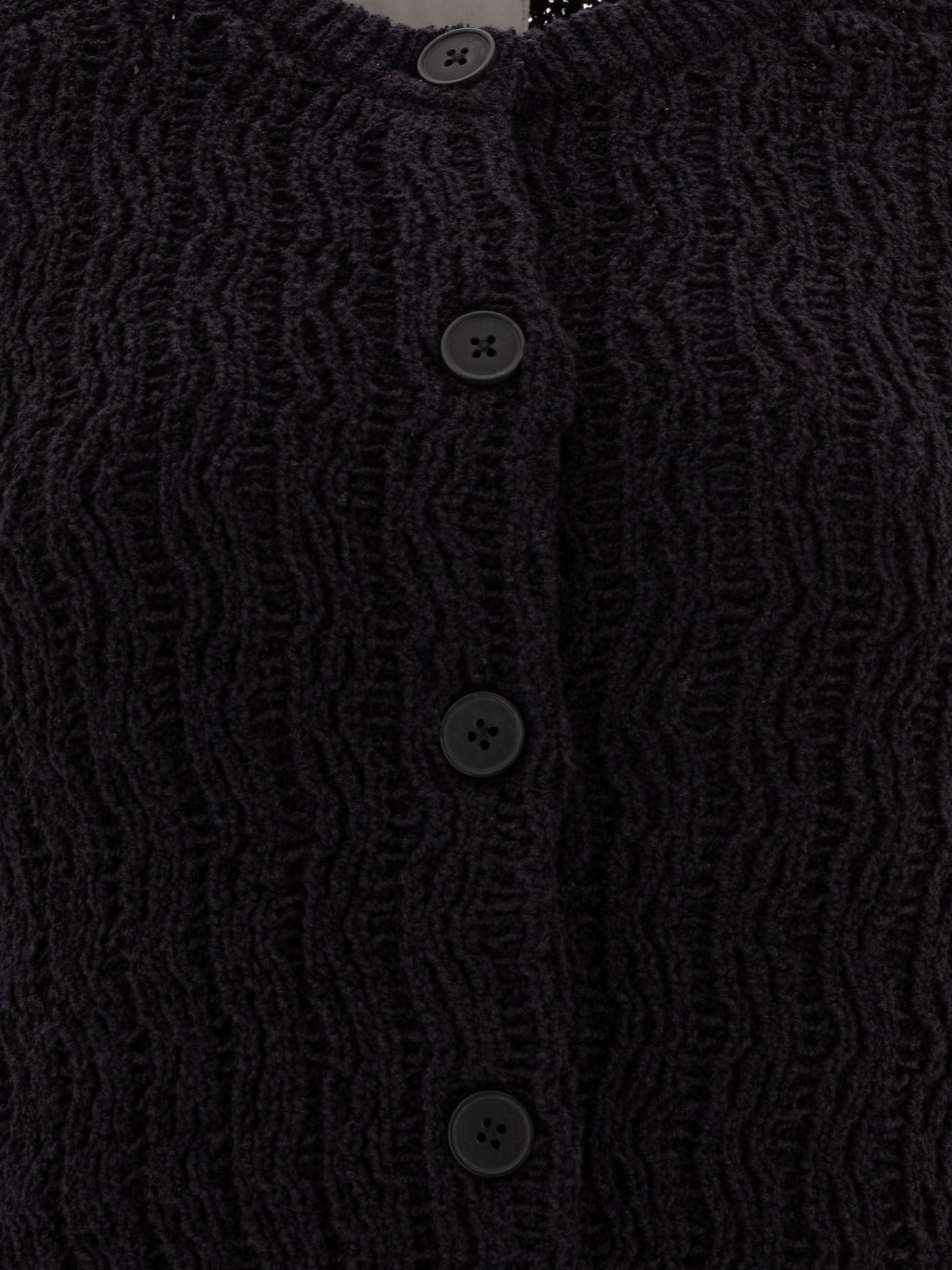 Cardigans Textured knit  Black - Loulou Studio Women | PDP | VIETTI Online Store | Zoom-Modal_3
