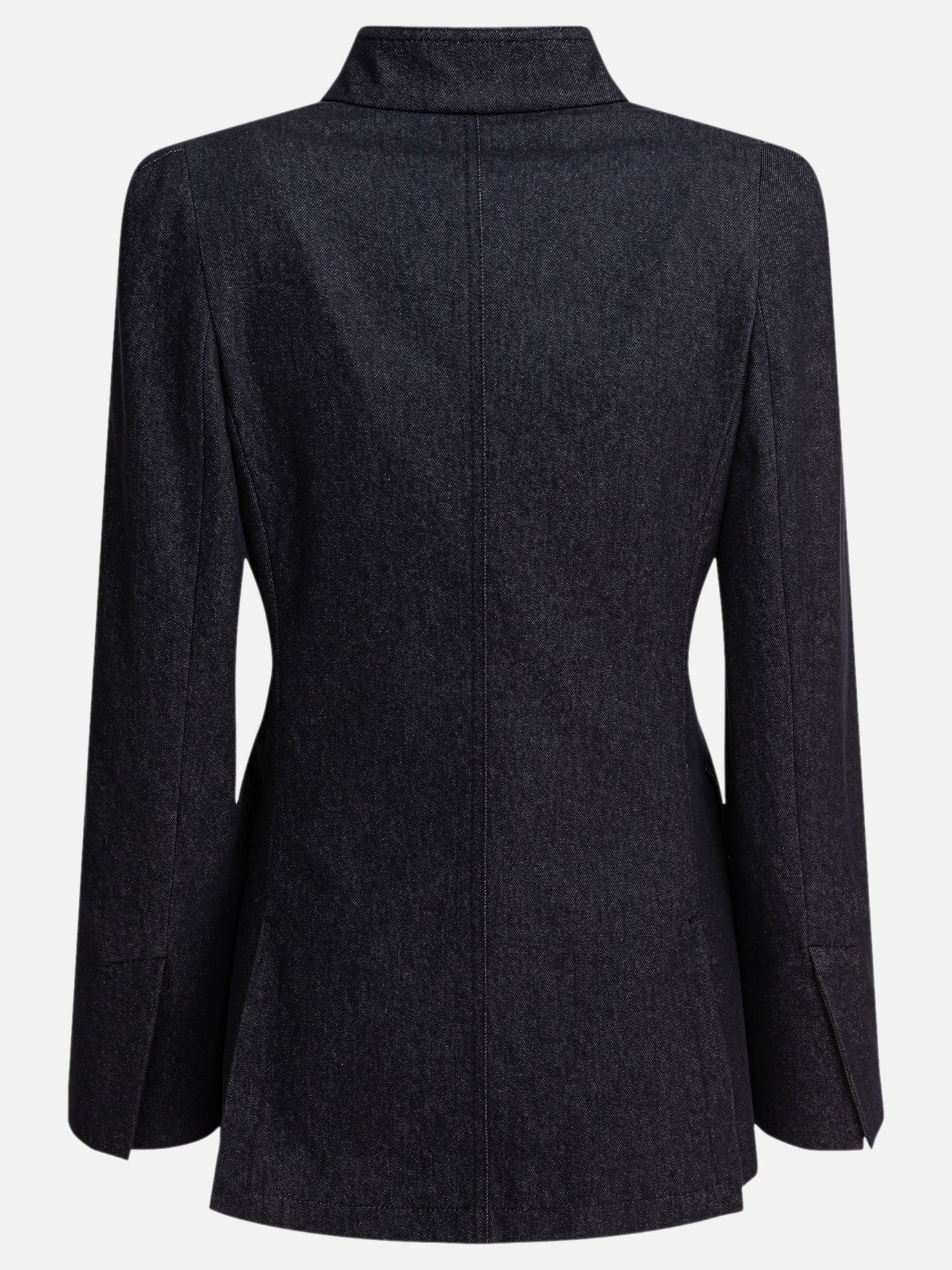 Max Mara Denim-effect blazer Blue