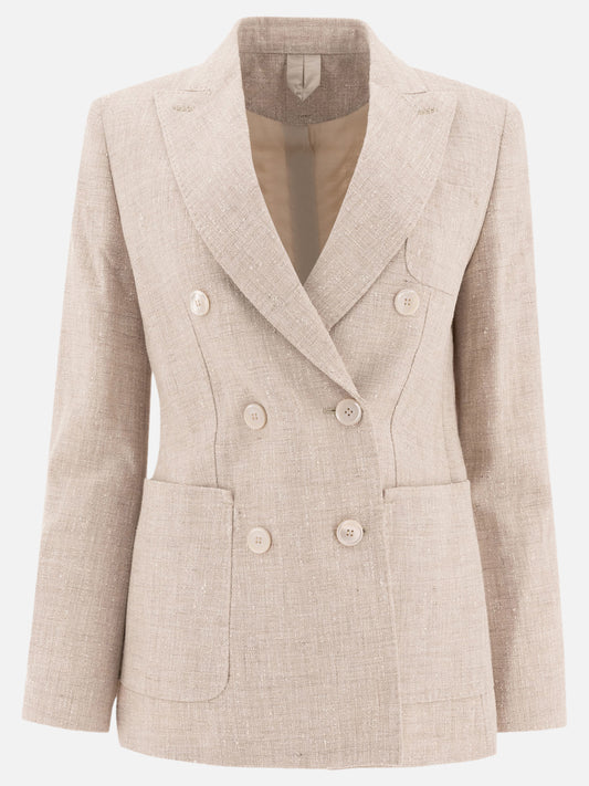 Blazers Solid colour  Beige - Max Mara Women | PLP | VIETTI Online Store 
