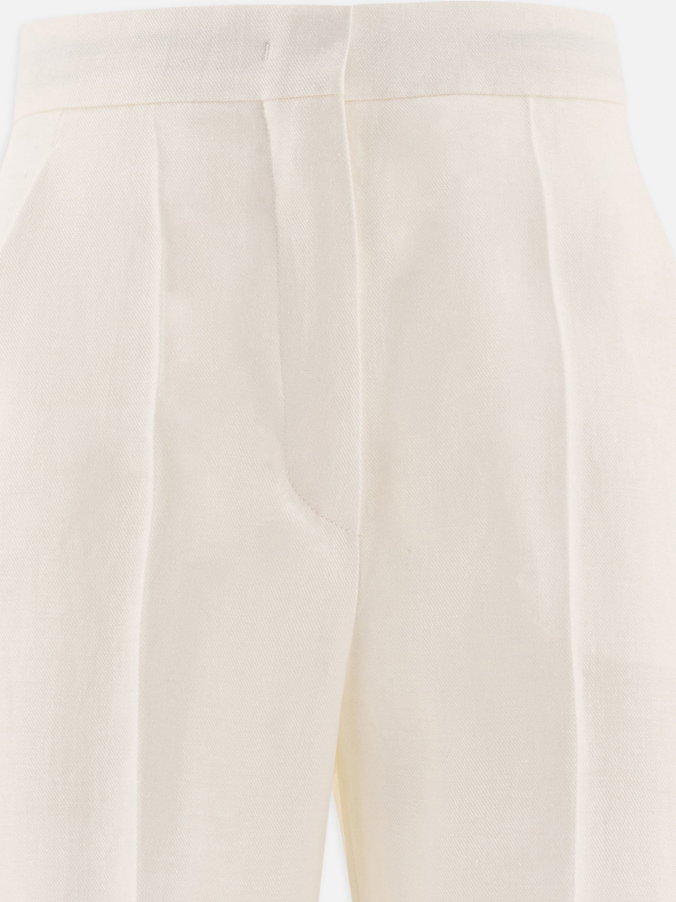 Leisure trousers Solid colour  White - Max Mara Women | PDP | VIETTI Online Store | thumbnail_3