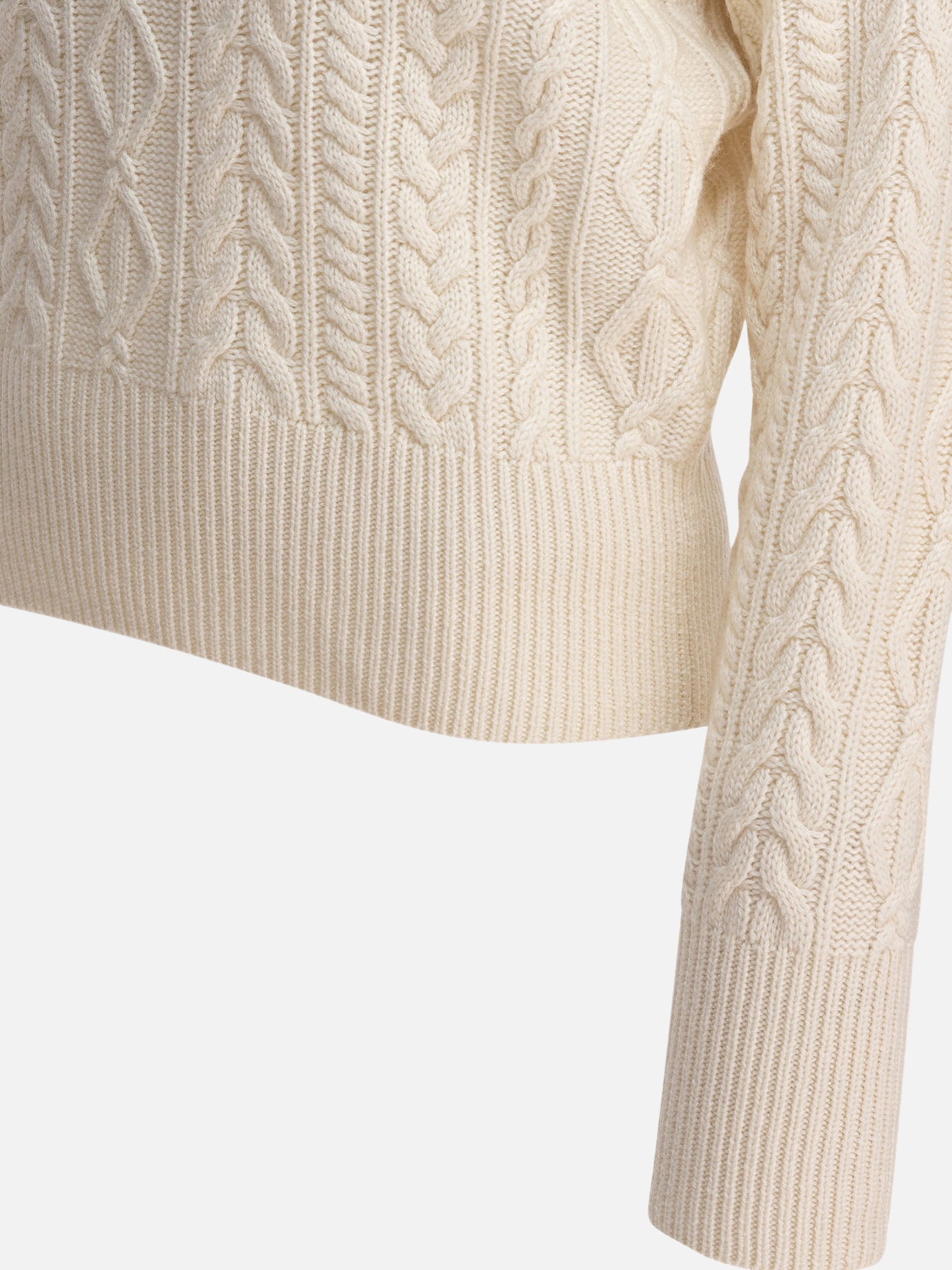 Max Mara Wool and cashmere sweater White