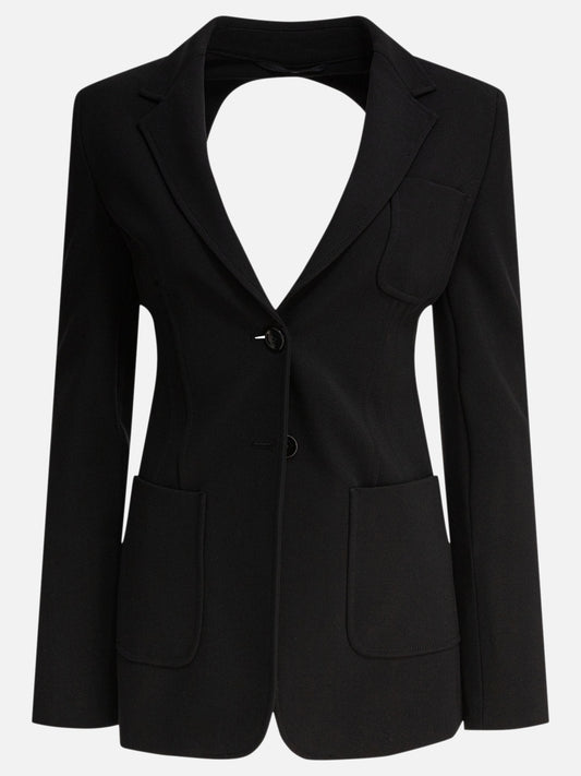 Max Mara Slim jersey blazer 17898127_38 Black 1