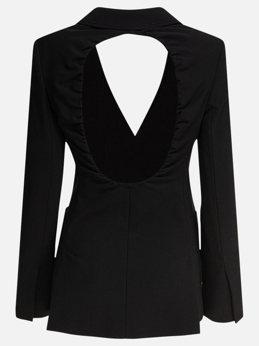 Max Mara Slim jersey blazer 17898127_38 Black 2