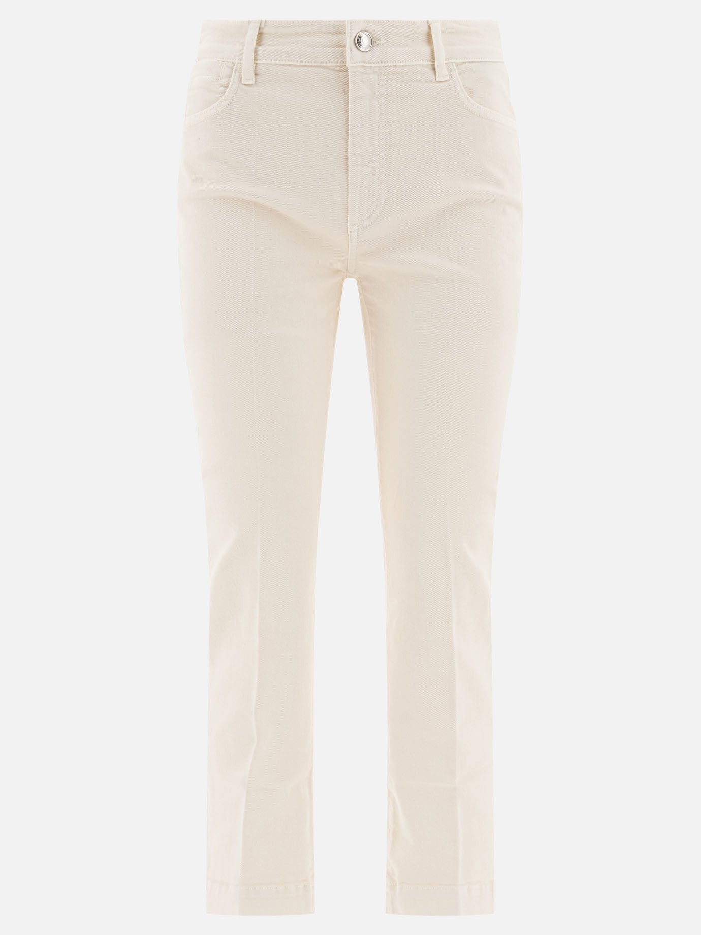Straight-leg jeans Solid colour  White - Max Mara Sportmax Women | PDP | VIETTI Online Store | thumbnail