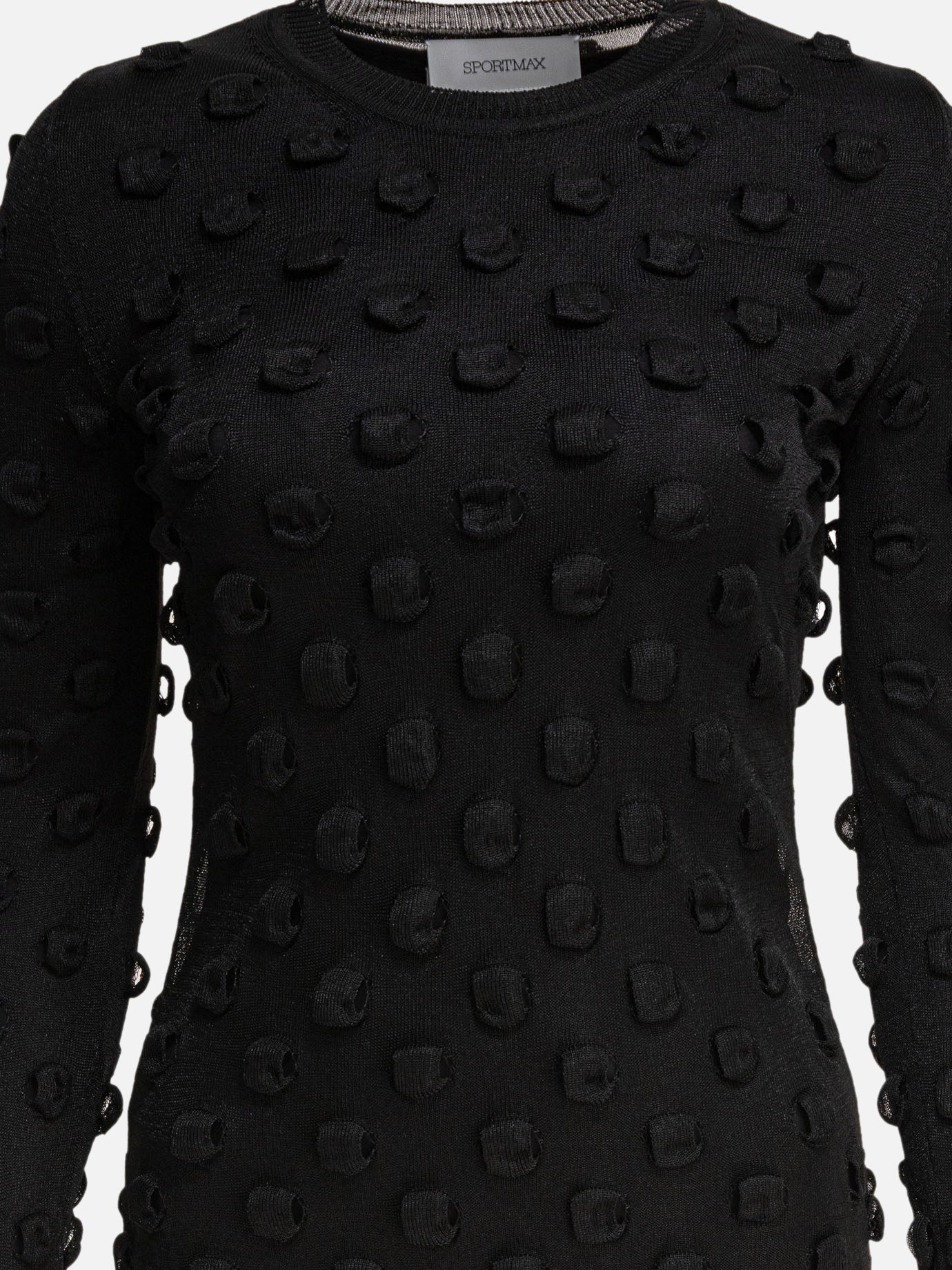 Long dresses Solid colour  Black - Max Mara Sportmax Women | PDP | VIETTI Online Store | thumbnail_3