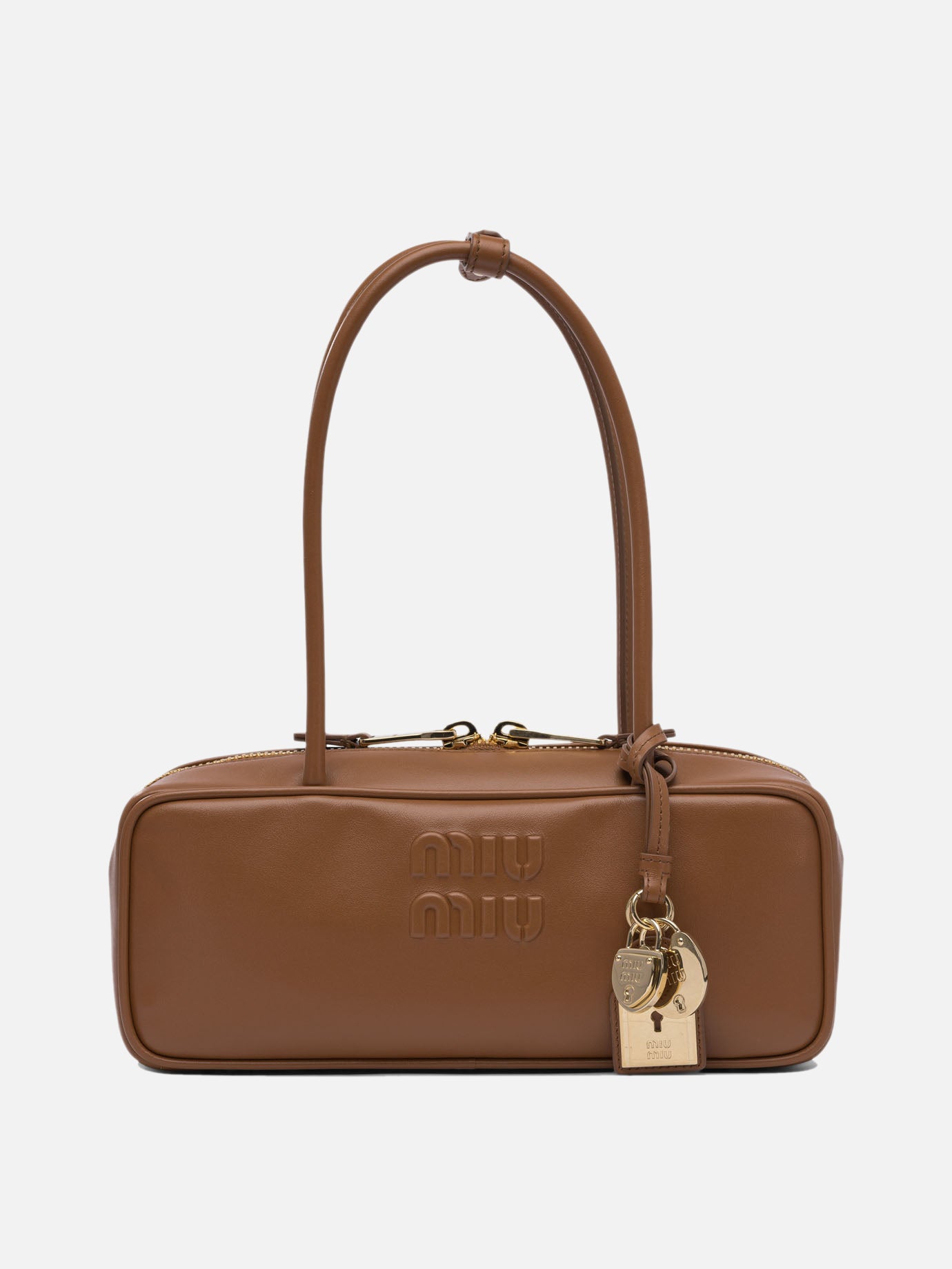 Small bags 100% calf leather  Brown - Miu Miu Women | PDP | VIETTI Online Store | Zoom-Modal

