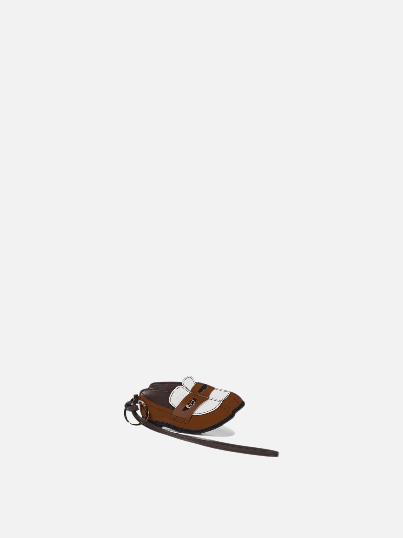 Miu Miu Keychain &quot;Penny Loafer&quot; 19020521_UNI Brown thumbnail_1