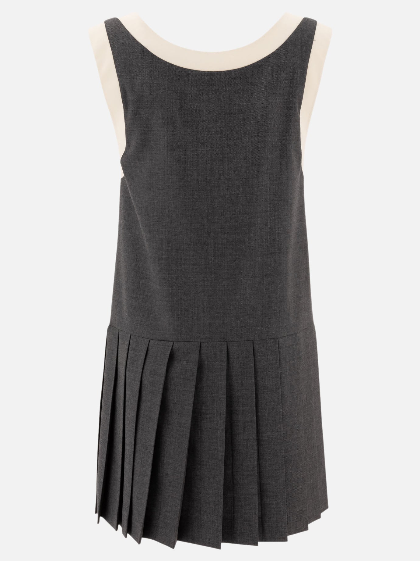 Miu Miu Grisaille dress 14965775_38 Grey thumbnail_2