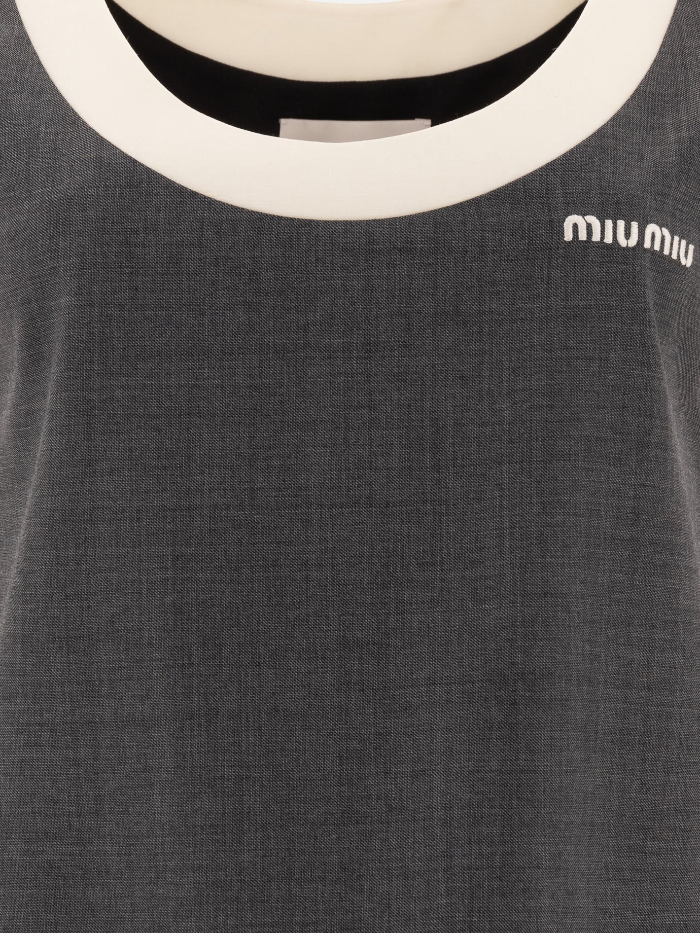 Miu Miu Grisaille dress 14965775_38 Grey thumbnail_3