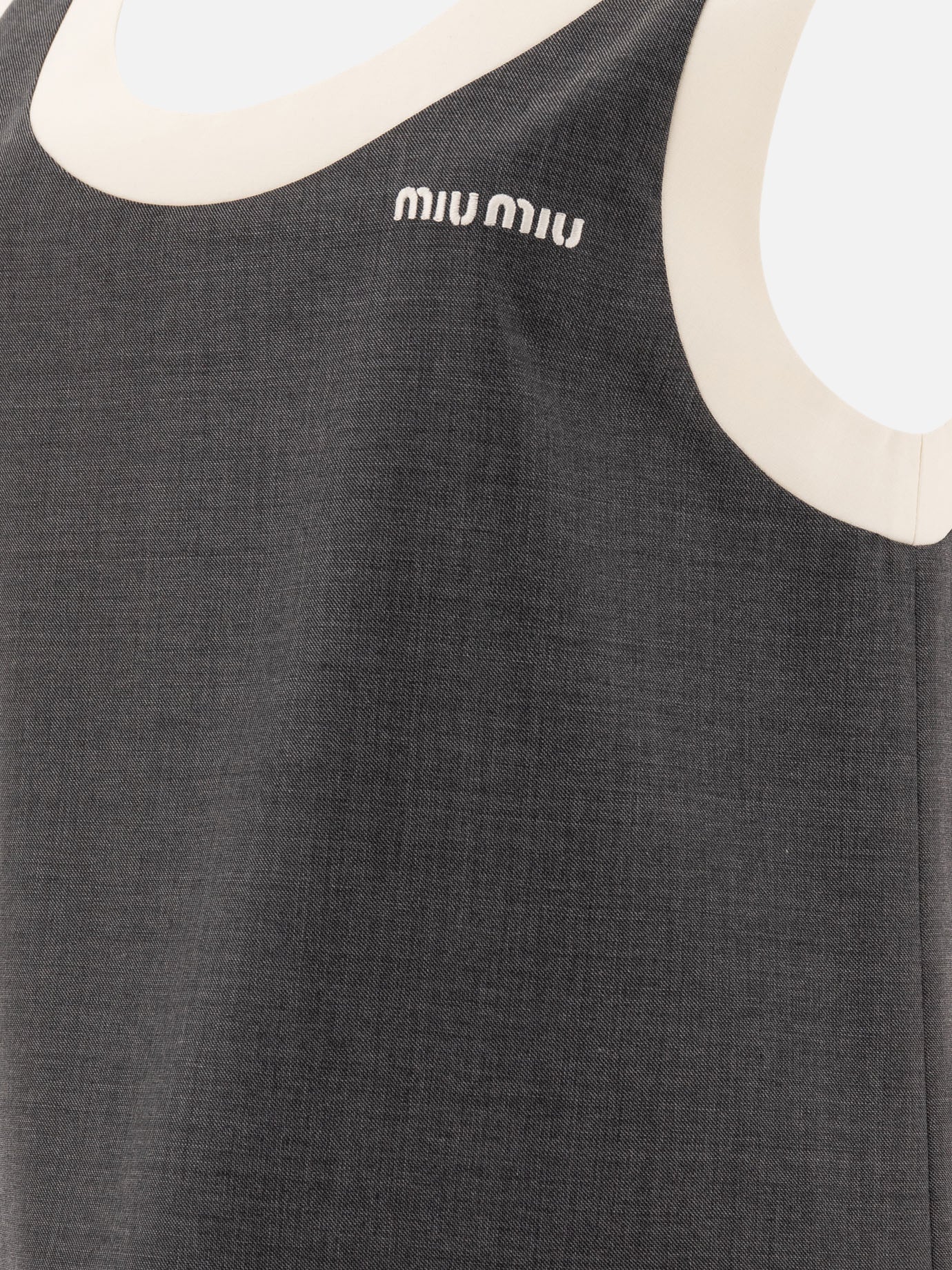 Miu Miu Grisaille dress 14965775_38 Grey thumbnail_4