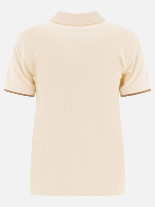 Polo shirts with buttons Logo  White - Moncler Women | PLP | VIETTI Online Store | 2
