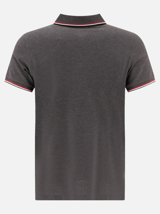 Moncler Polo shirt with logo 15781602_M Grey 2