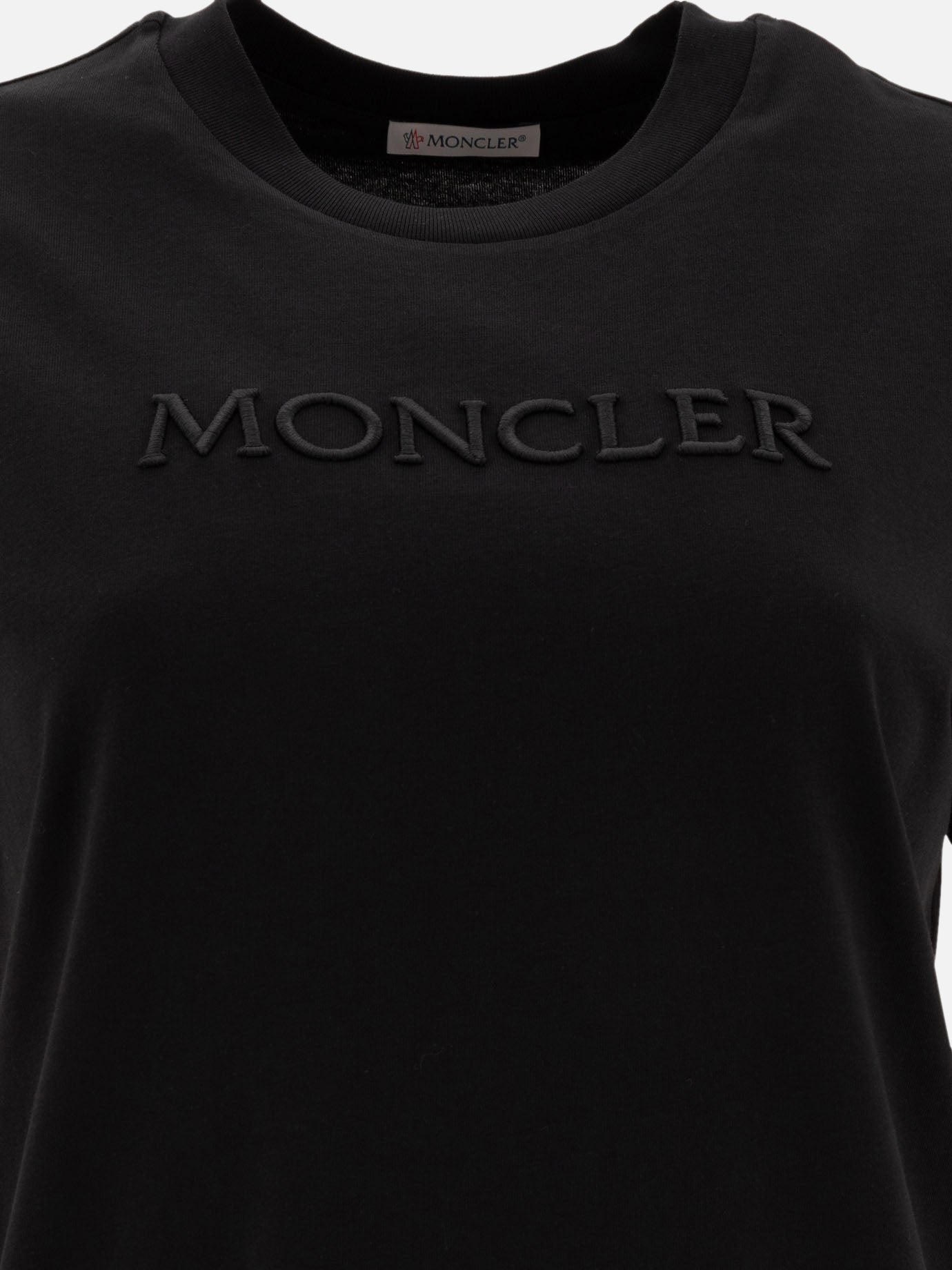 Crewneck t-shirts Logo  Black - Moncler Women | PDP | VIETTI Online Store | Zoom-Modal_3
