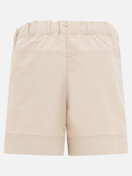 Drawstring shorts Solid colour  Beige - Moncler Grenoble Women | PLP | VIETTI Online Store | 2
