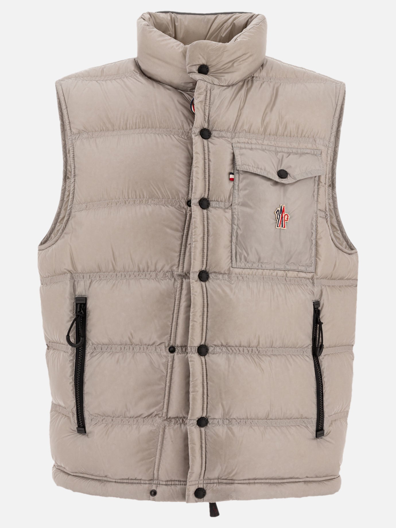 Moncler Grenoble &quot;Nantu&quot; padded vest jacket 14385211_2 Silver thumbnail_1