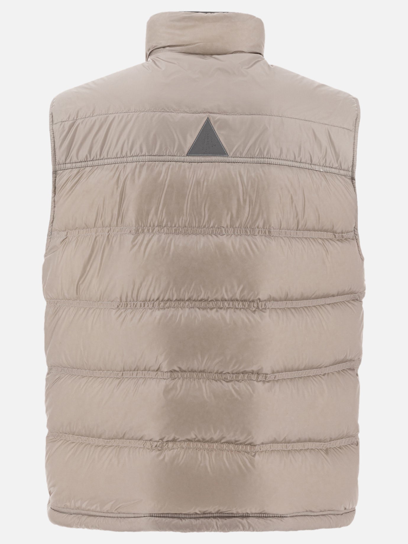 Moncler Grenoble "Nantu" padded vest jacket Silver