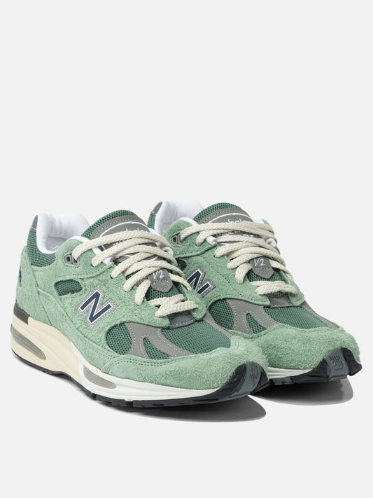 Low top sneakers 50% mesh 50% leather - 100% rubber  Green - New Balance Men | PLP | VIETTI Online Store | 2
