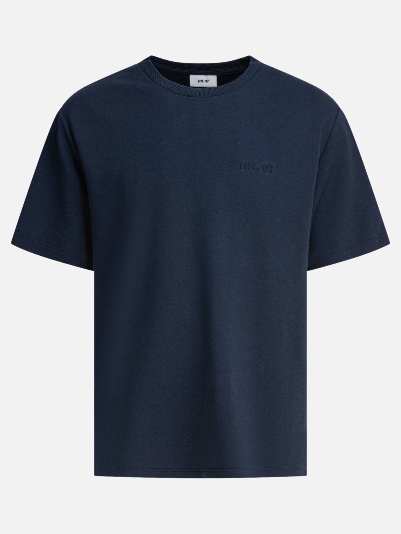 Crewneck t-shirts Solid colour  Blue - NN.07 Men | PDP | VIETTI Online Store | thumbnail