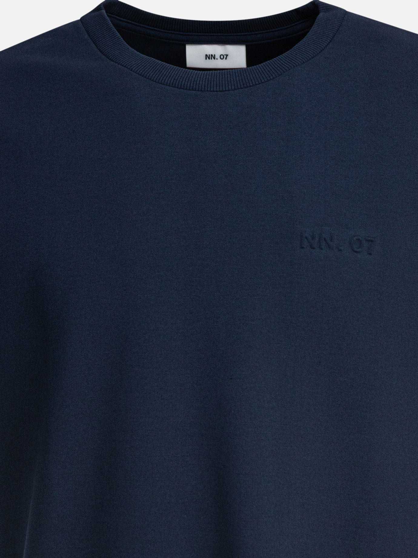 Crewneck t-shirts Solid colour  Blue - NN.07 Men | PDP | VIETTI Online Store | thumbnail_3