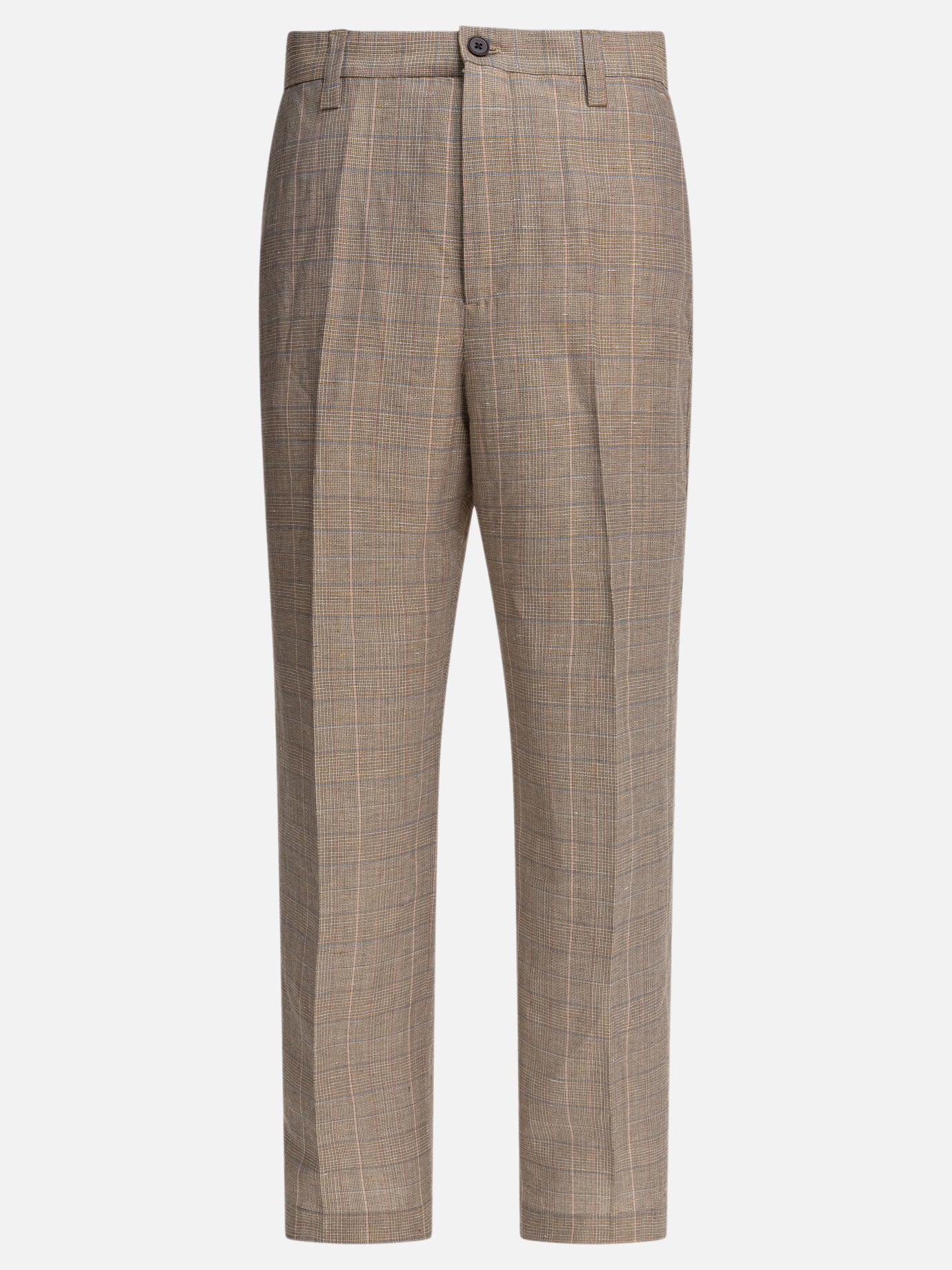 Leisure trousers Prince of Wales  Brown - NN.07 Men | PDP | VIETTI Online Store | thumbnail