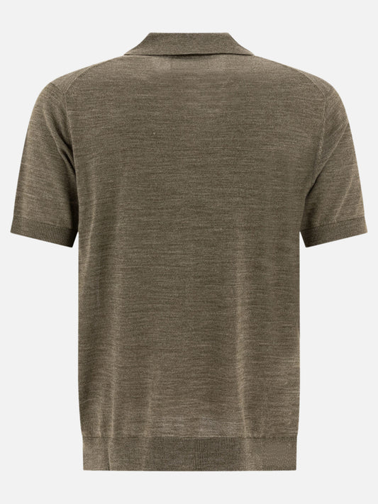 Polo shirts with buttons Solid colour  Green - NN.07 Men | PLP | VIETTI Online Store | 2
