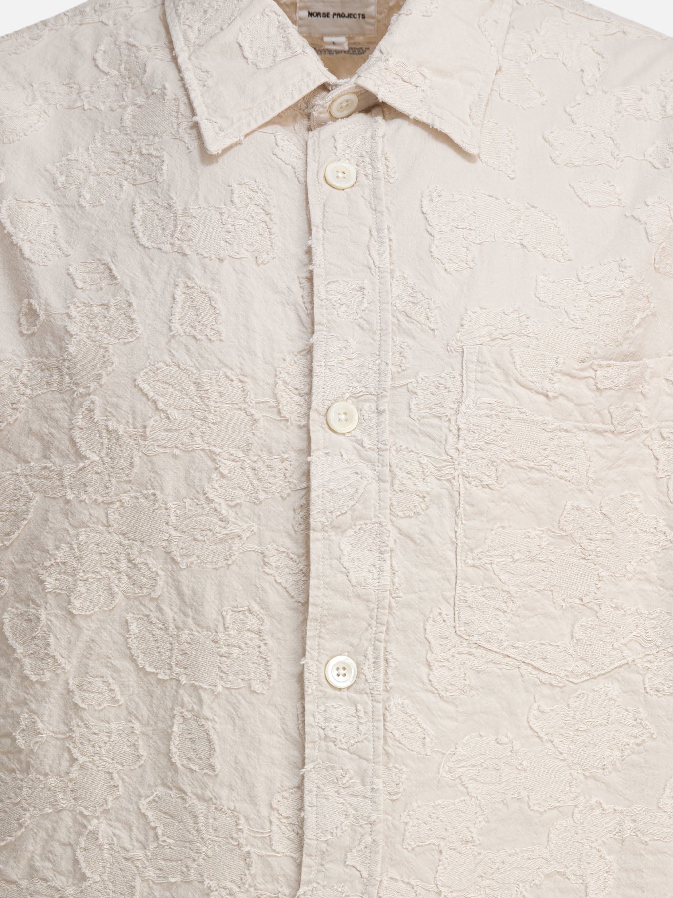 Norse Projects &quot;Ole Fil Coupe SS&quot; Shirt 17178511_S Beige thumbnail_3