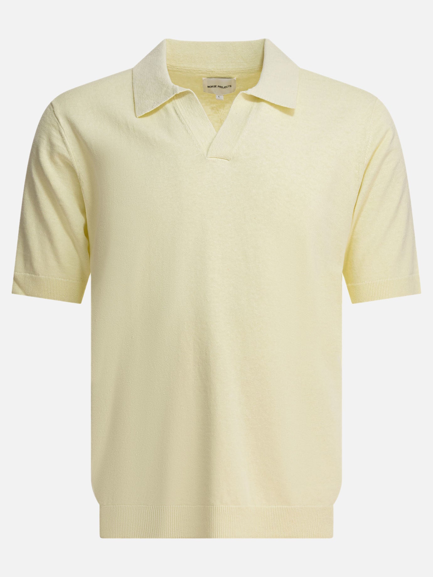 Norse Projects "Leif" polo shirt Yellow