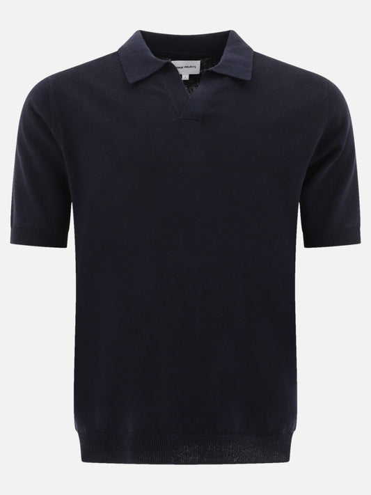 Norse Projects "Leif" polo shirt 17403377_L Blue 1