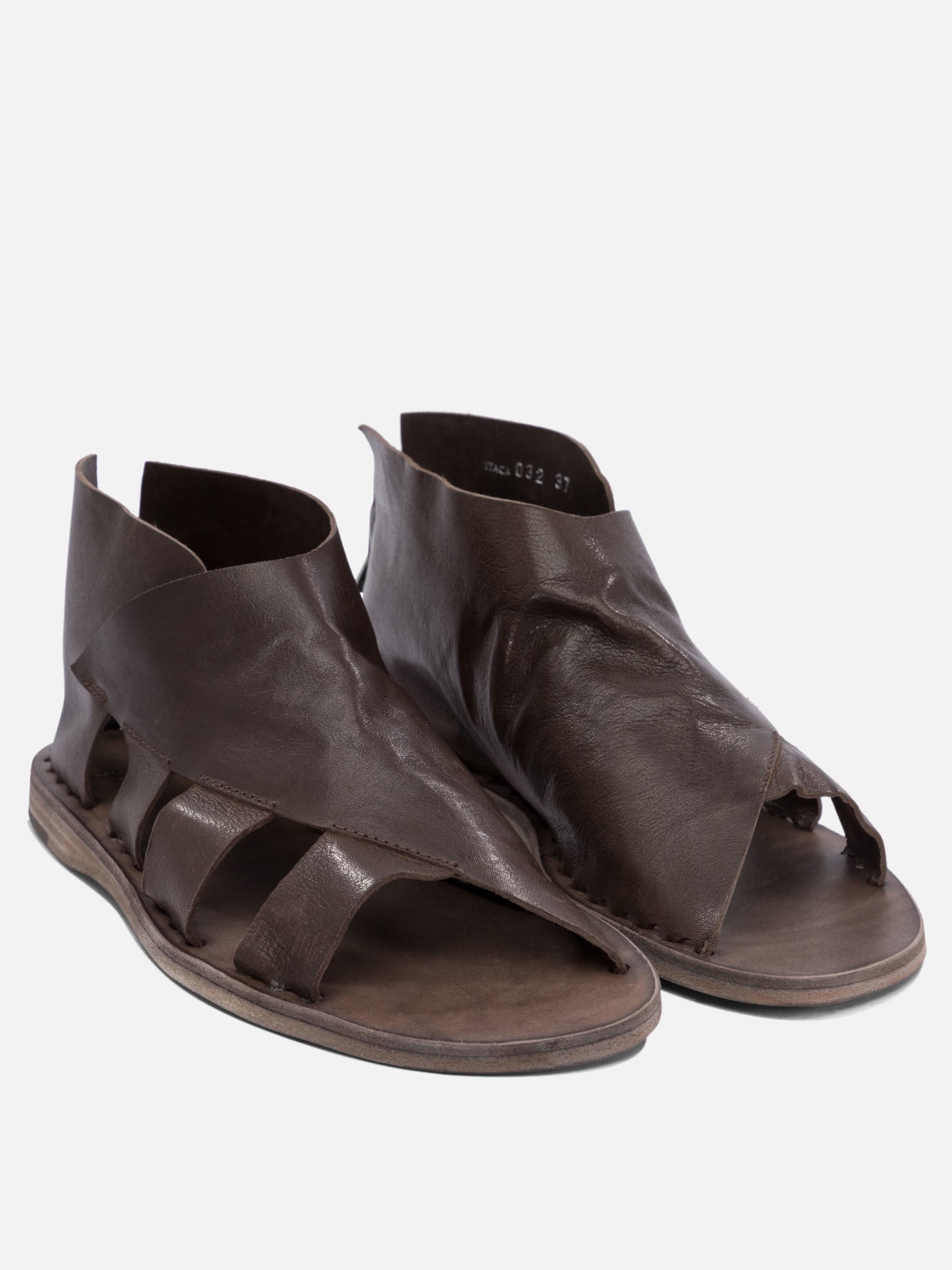 Flat sandals 100% leather - 100% leather  Brown - Officine Creative Women | PDP | VIETTI Online Store | Zoom-Modal_2
