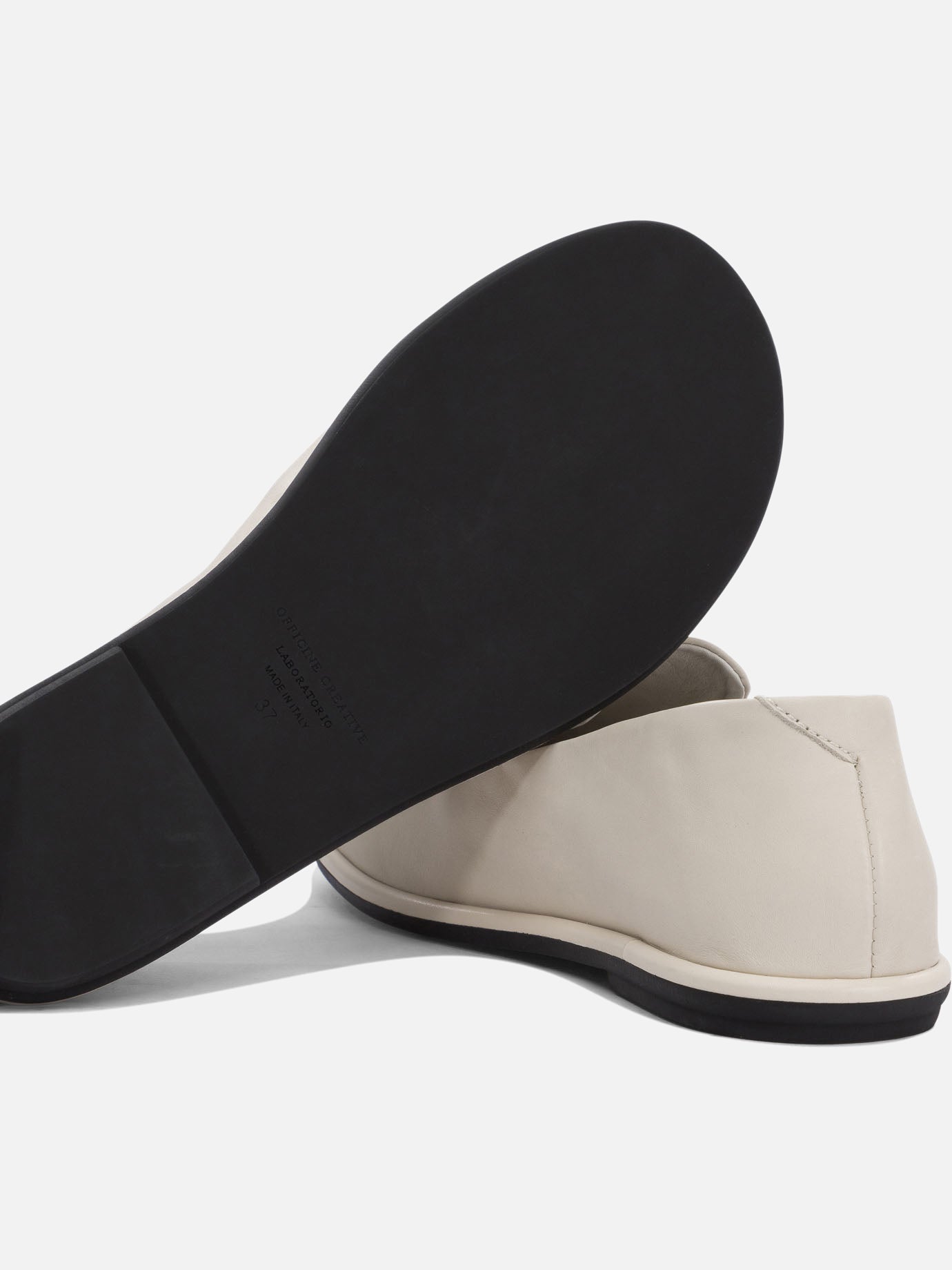 Loafers 100% leather - 100% rubber  White - Officine Creative Women | PDP | VIETTI Online Store | thumbnail_5