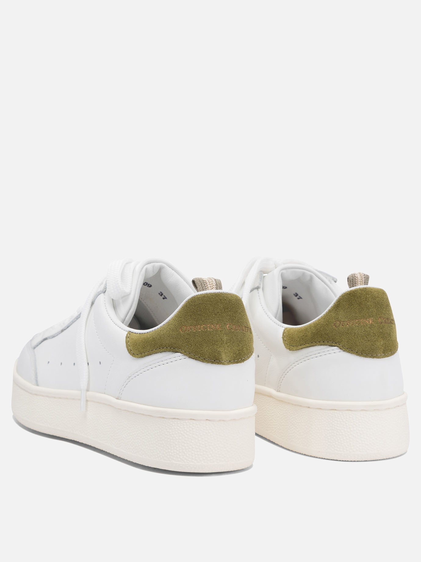 Low top sneakers 100% leather - 100% rubber  White - Officine Creative Women | PDP | VIETTI Online Store | thumbnail_4